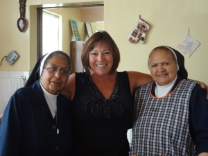 Sor Theresa, Lynn and Sor Marta 