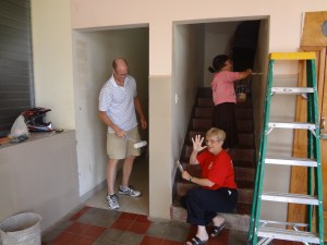 David and Barbara painting 