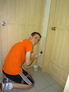 Making straight lines with a  crooked paintbrush